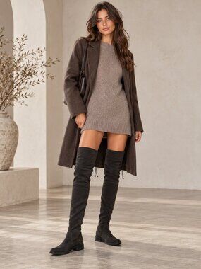 Stuart Weitzman Brown Suede Over-the-Knee Boots Size 5